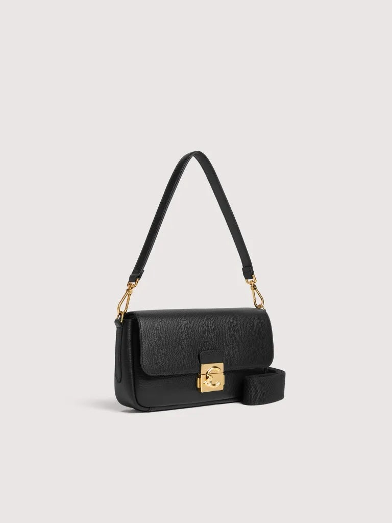 Borsa a spalla C-Me Lock Medium in pelle Coccinelle