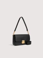 Borsa a spalla C-Me Lock Medium in pelle Coccinelle