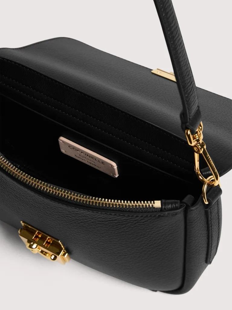 Borsa a spalla C-Me Lock Medium in pelle Coccinelle