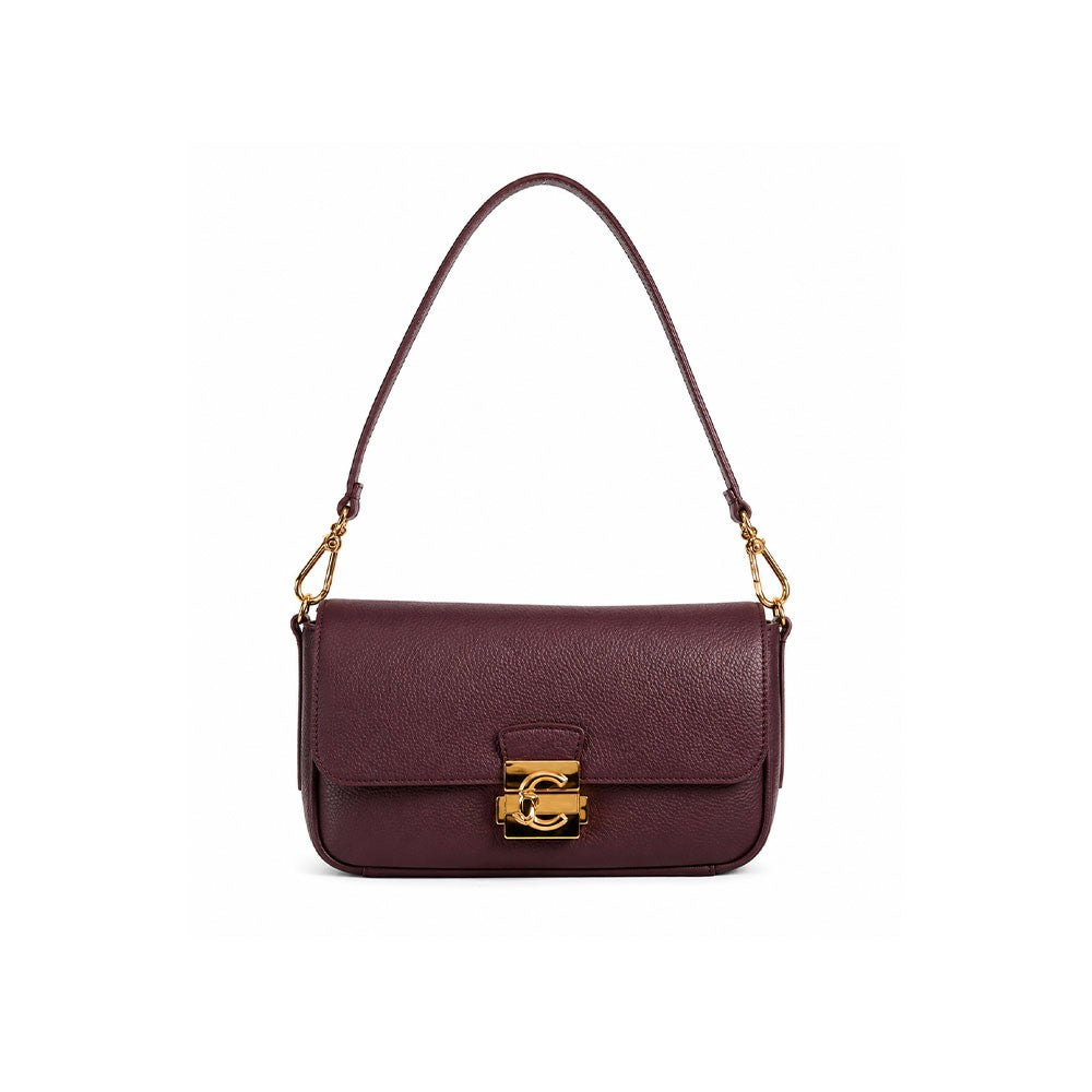 Borsa a spalla C-Me Lock Medium in pelle Coccinelle