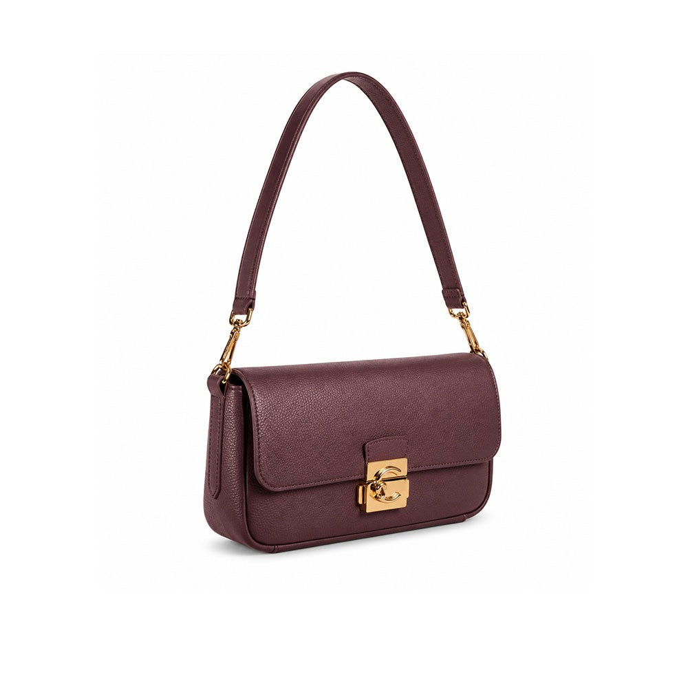 Borsa a spalla C-Me Lock Medium in pelle Coccinelle