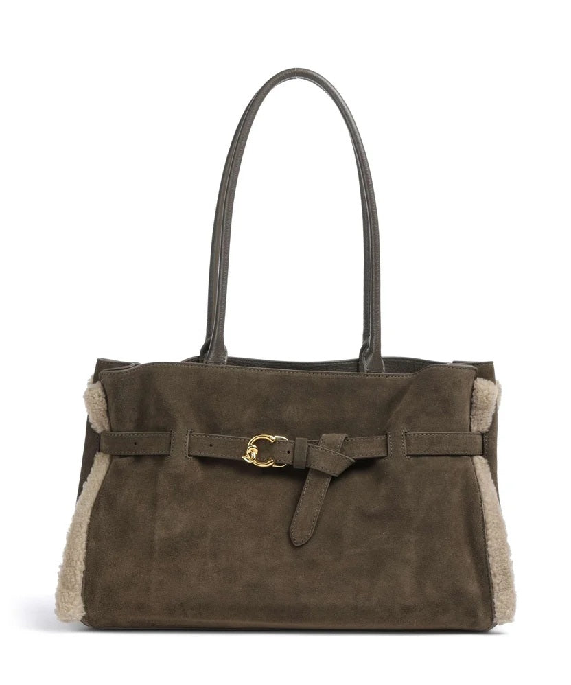 Borsa Shopping Sabine Soft Suede Coccinelle