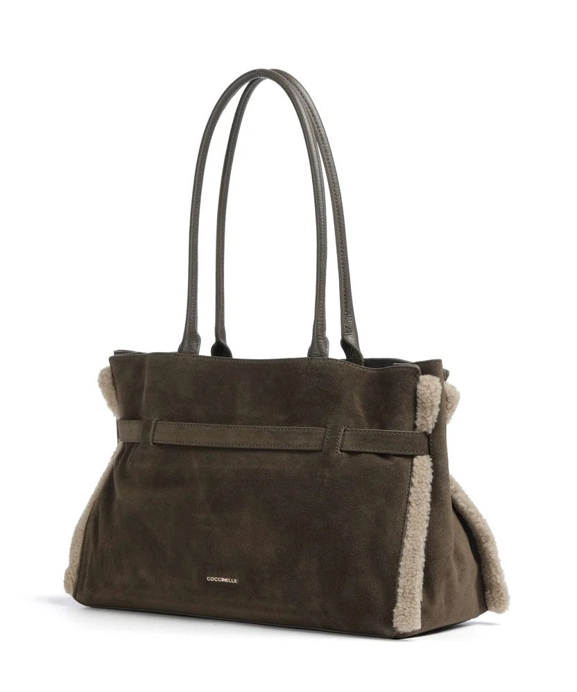 Borsa Shopping Sabine Soft Suede Coccinelle