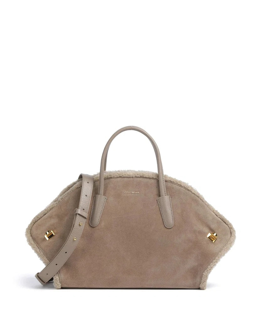 Borsa a mano Tylde Suede Eco Coccinelle