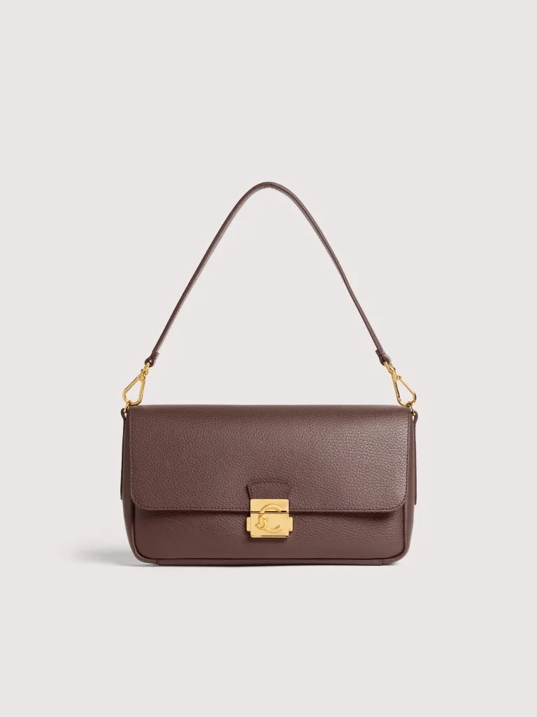 Borsa a spalla C-Me Lock in pelle Coccinelle