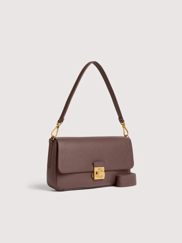 Borsa a spalla C-Me Lock in pelle Coccinelle