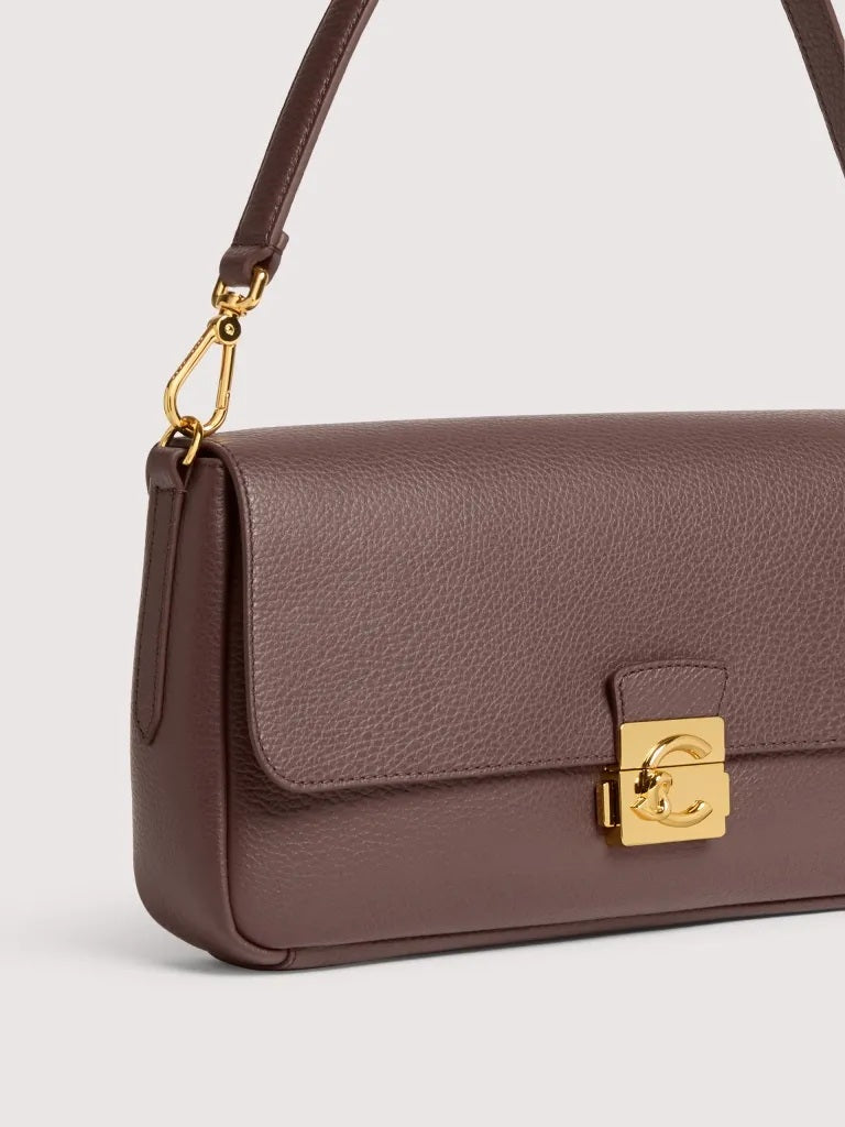 Borsa a spalla C-Me Lock in pelle Coccinelle