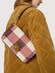 Borsa a spalla C-Me Lock Medium Suede Coccinelle