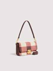Borsa a spalla C-Me Lock Medium Suede Coccinelle