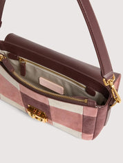 Borsa a spalla C-Me Lock Medium Suede Coccinelle
