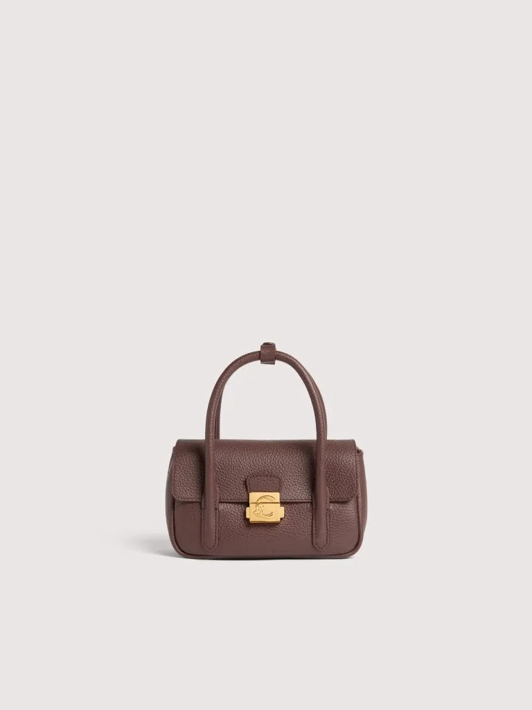 Coccinelle C-Me Lock Mini leather handbag
