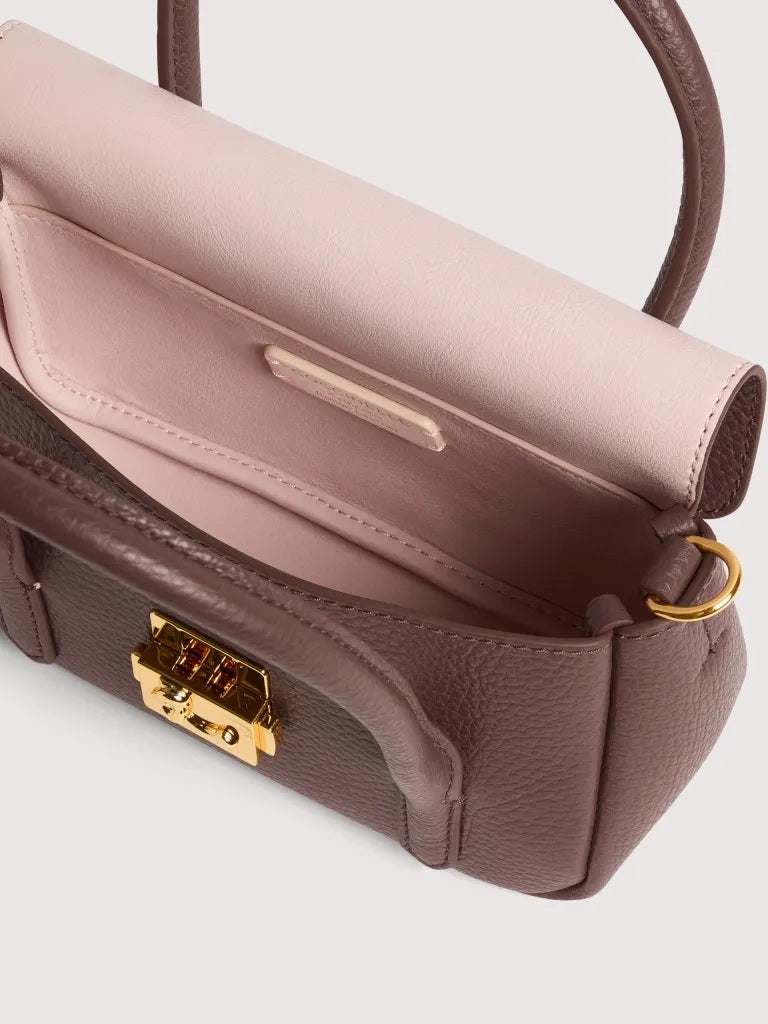Coccinelle C-Me Lock Mini leather handbag