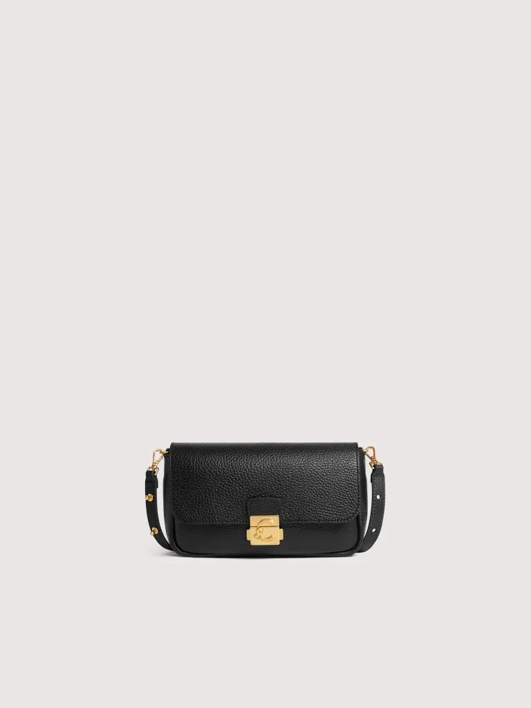 Borsa a tracolla C-Me Lock Mini in pelle Coccinelle