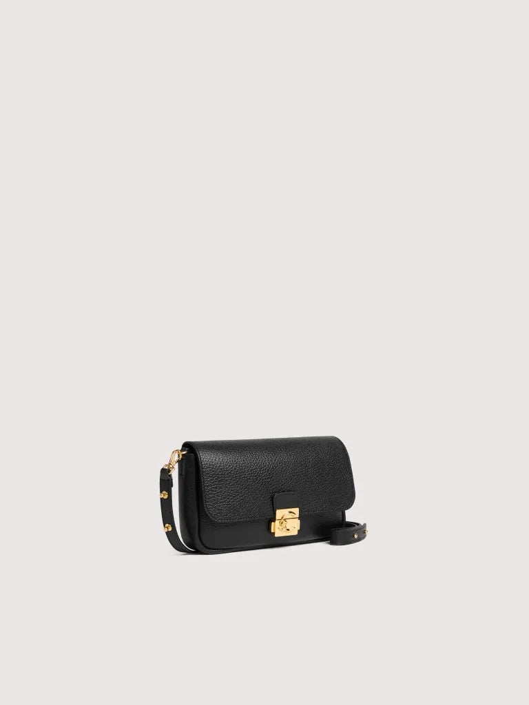 Borsa a tracolla C-Me Lock Mini in pelle Coccinelle