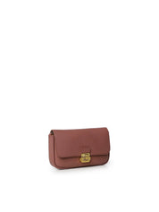Coccinelle C-Me Lock Mini Leather Shoulder Bag