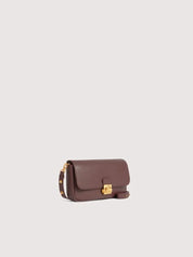 Coccinelle C-Me Lock Mini Leather Shoulder Bag