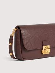 Coccinelle C-Me Lock Mini Leather Shoulder Bag