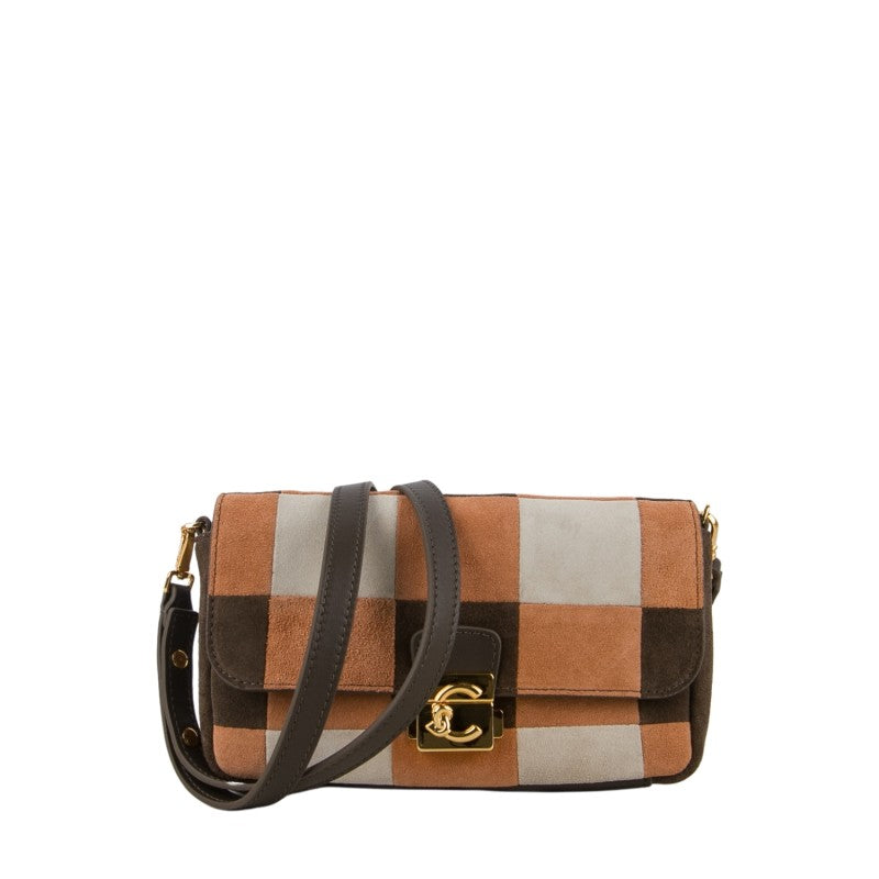 Borsa a spalla C-Me Lock Mini Suede Coccinelle