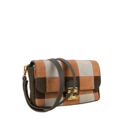 Borsa a spalla C-Me Lock Mini Suede Coccinelle