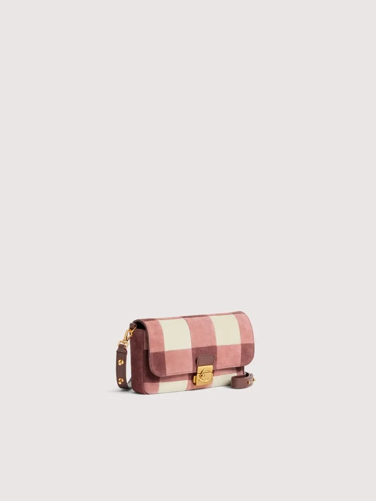 Borsa a spalla C-Me Lock Mini Suede Coccinelle