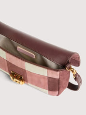 Borsa a spalla C-Me Lock Mini Suede Coccinelle
