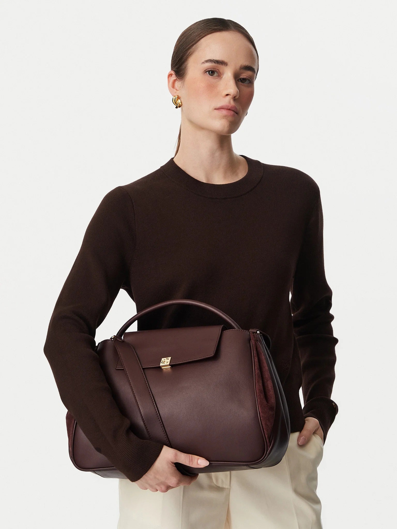 Borsa a mano Pansy in pelle Coccinelle