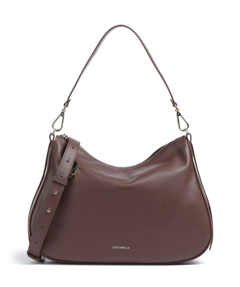Borsa a spalla Nory Medium in pelle Coccinelle