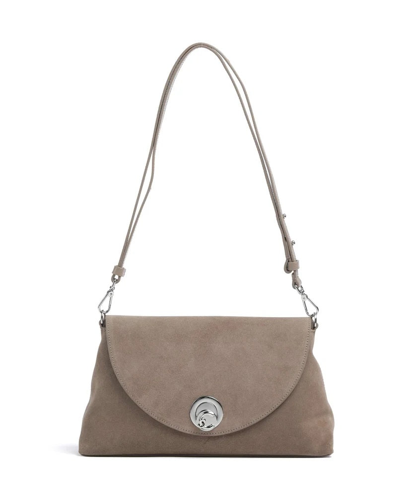Borsa a spalla Nikla Medium in suede Coccinelle
