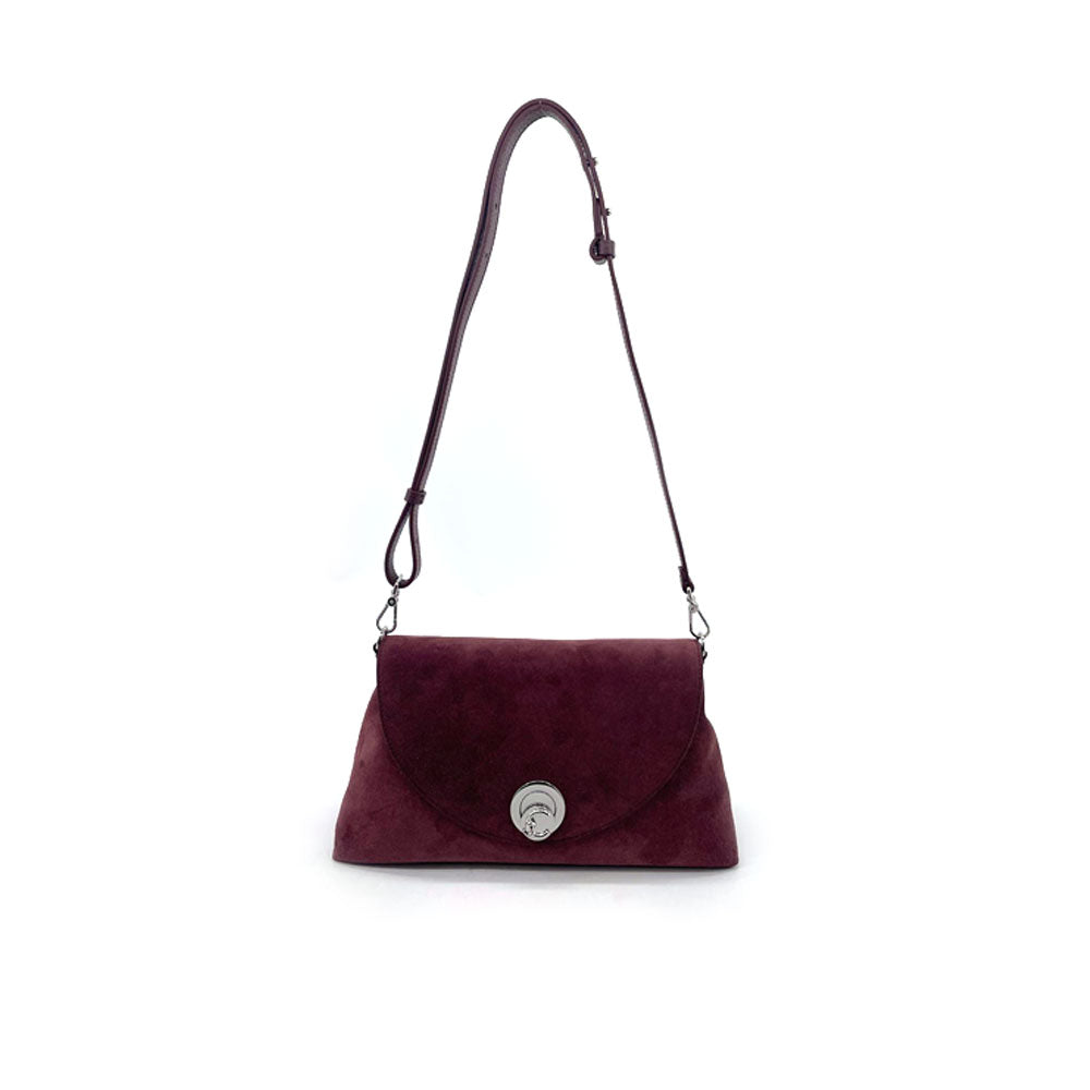 Coccinelle Nikla Medium Suede Shoulder Bag