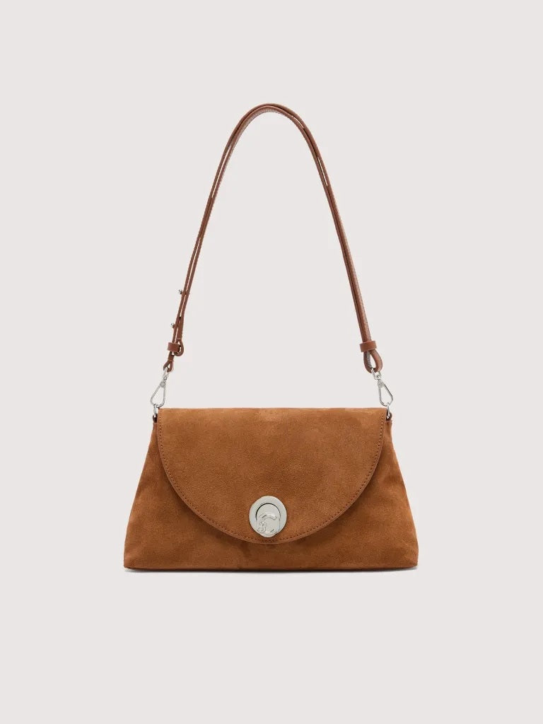 Coccinelle Nikla Medium Suede Shoulder Bag