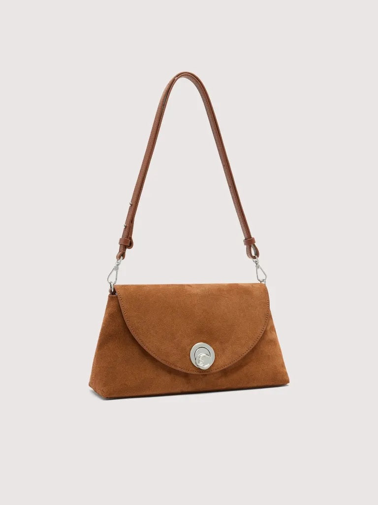 Coccinelle Nikla Medium Suede Shoulder Bag