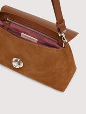 Coccinelle Nikla Medium Suede Shoulder Bag