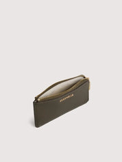 Coccinelle Metallic Tricolor Leather Card Holder