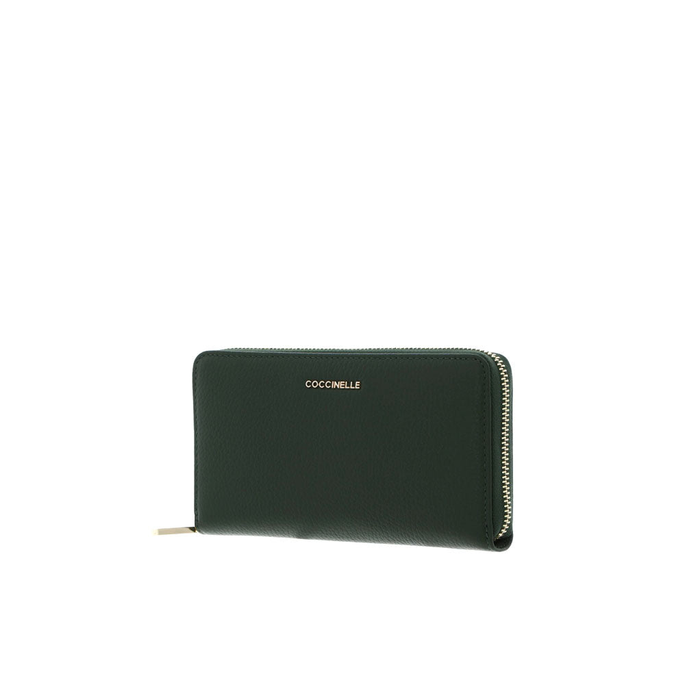 Coccinelle Metallic Soft leather wallet