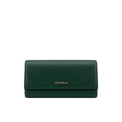 Metallic Soft wallet in Coccinelle leather