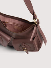 Borsa a spalla Mavery Pocket Medium in pelle Coccinelle