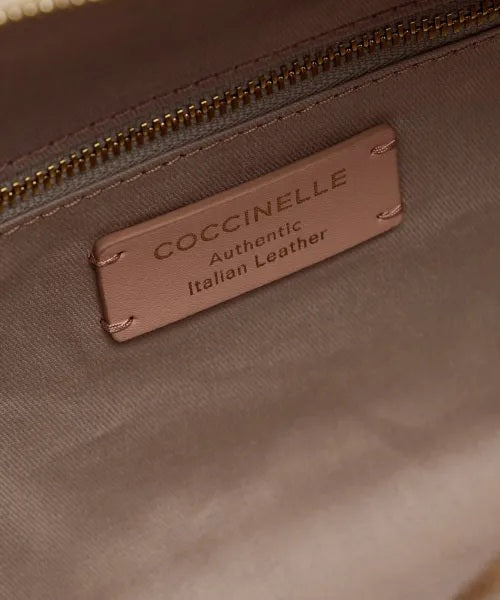Borsa a spalla Mavery Pocket in pelle Coccinelle