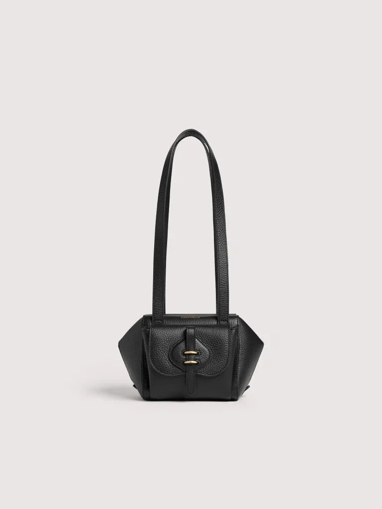 Coccinelle Mavery Pocket Small leather shoulder bag