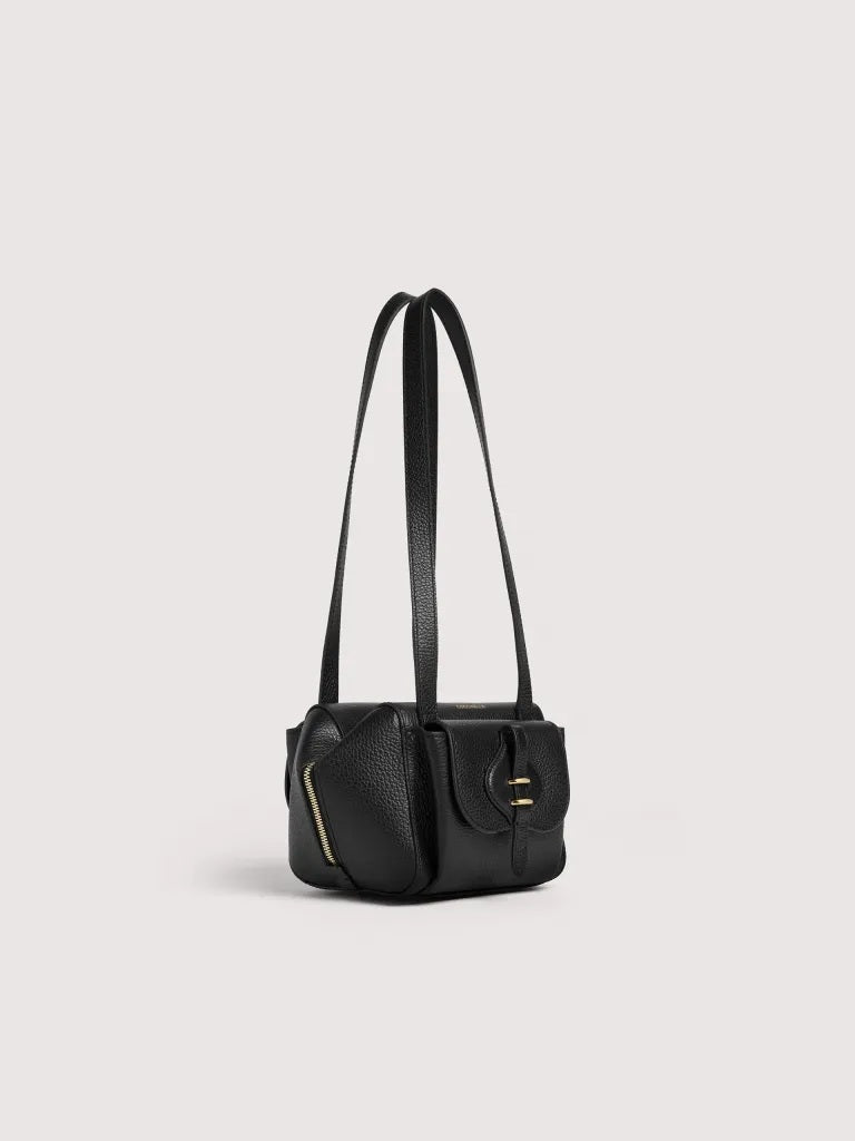 Coccinelle Mavery Pocket Small leather shoulder bag