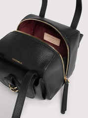 Coccinelle Mavery Pocket Small leather shoulder bag