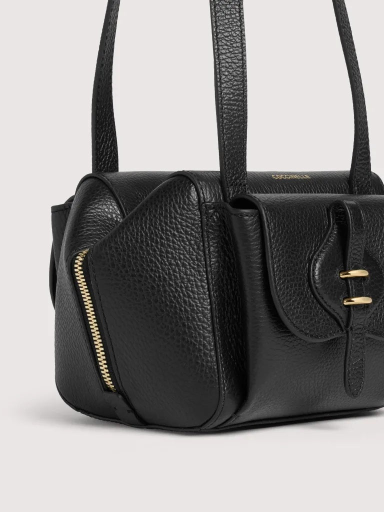 Coccinelle Mavery Pocket Small leather shoulder bag