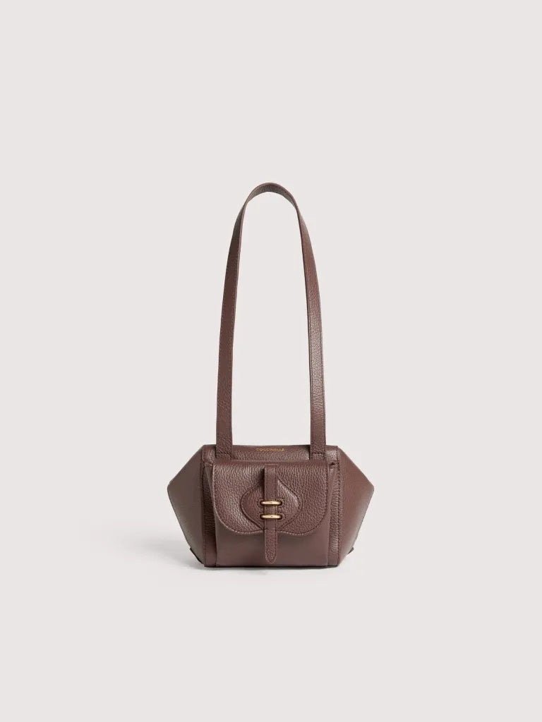Coccinelle Mavery Pocket Small leather shoulder bag