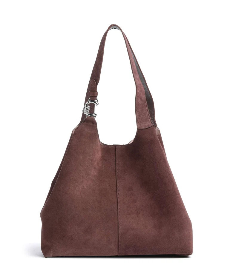 Borsa a spalla C-Easy Suede Large Coccinelle
