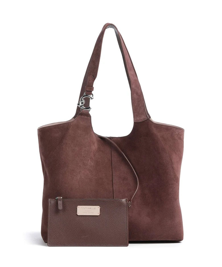 Borsa a spalla C-Easy Suede Large Coccinelle
