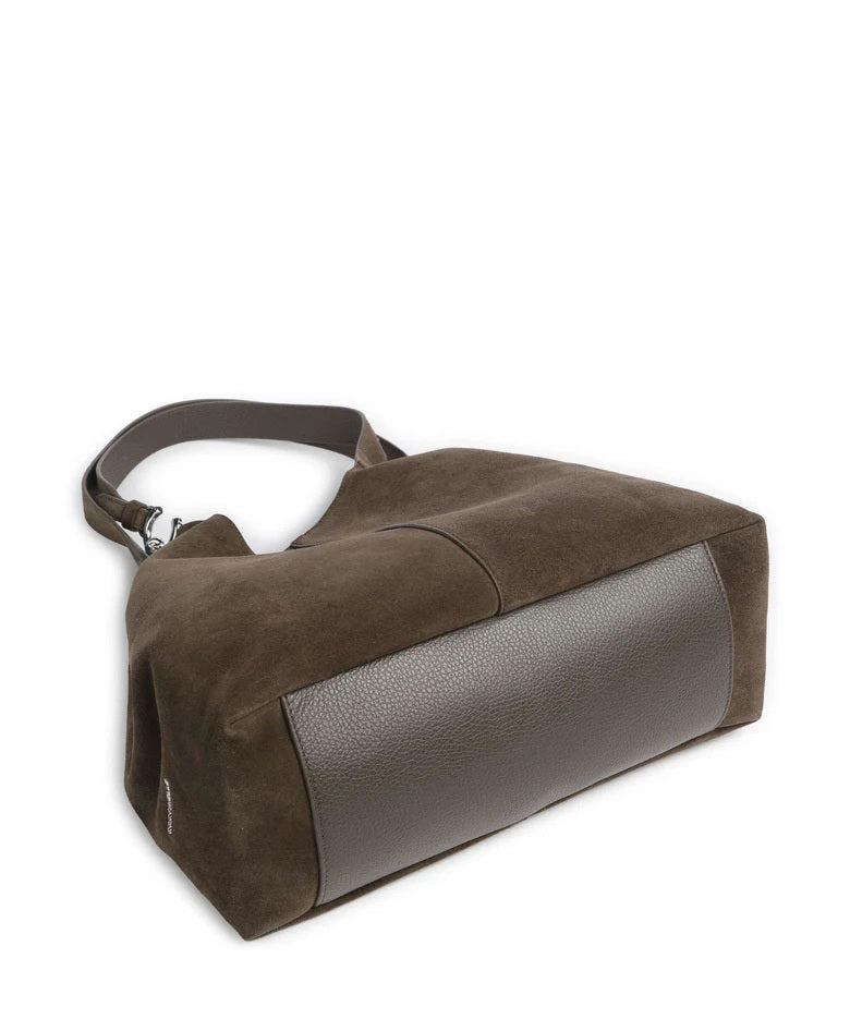 Coccinelle C-Easy Suede Large Shoulder Bag