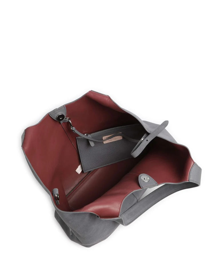 Coccinelle C-Easy Suede Large Shoulder Bag