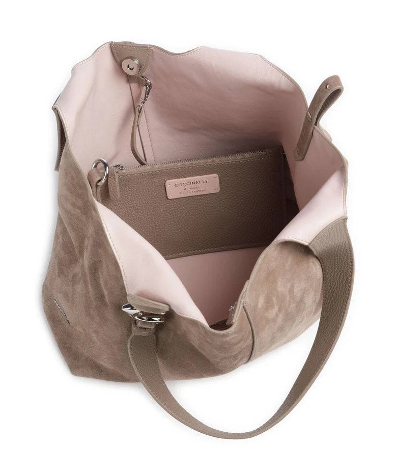 Shopper C-easy suede Coccinelle