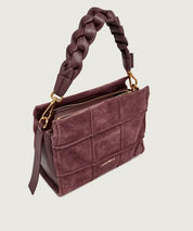 Borsa a spalla Boheme Check Embroidery in pelle Coccinelle