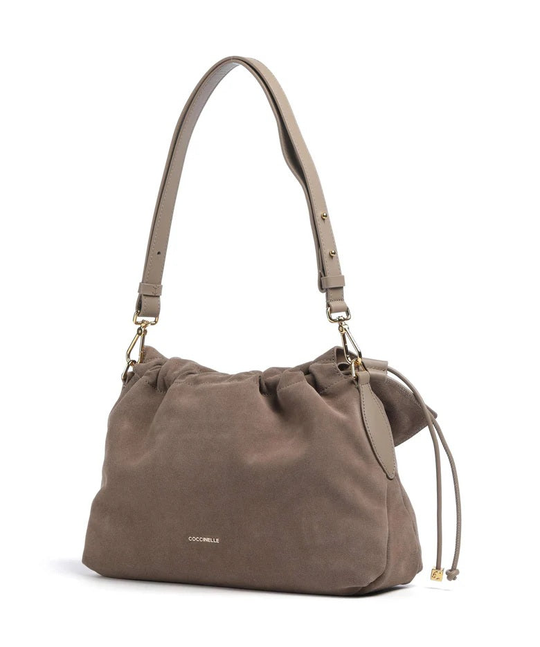 Borsa a spalla Lidia Small in suede Coccinelle