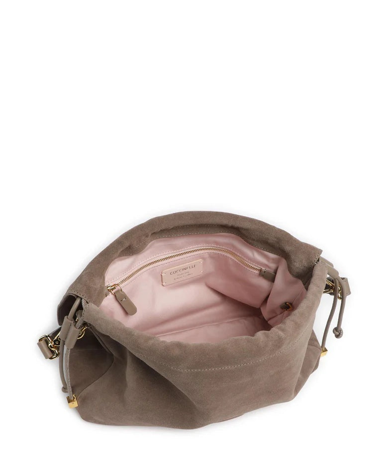 Borsa a spalla Lidia Small in suede Coccinelle